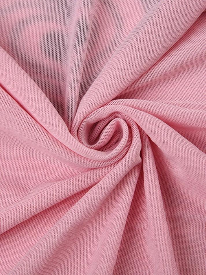 Style Core Aesthetics, New Style Trends - Heart Print See Through Tank Top Style Core Aesthetics, New Style Trends - Heart Print See Through Tank Top