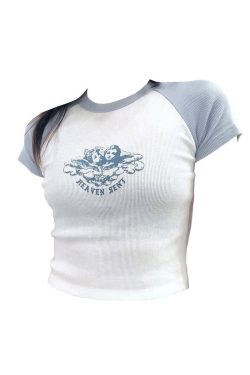 Style Core Aesthetics, New Style Trends - Heaven Sent Crop Top