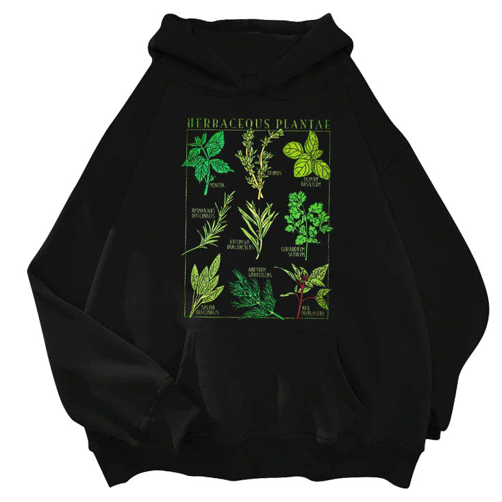 Style Core Aesthetics, New Style Trends - Herbaceous Plantae Hoodie Style Core Aesthetics, New Style Trends - Herbaceous Plantae Hoodie