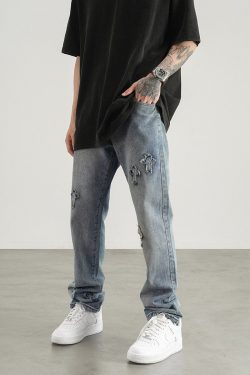 Style Core Aesthetics, New Style Trends - 'Holy' Jeans