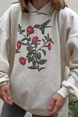 Style Core Aesthetics, New Style Trends - Hummingbird Vintage Sweatshirt