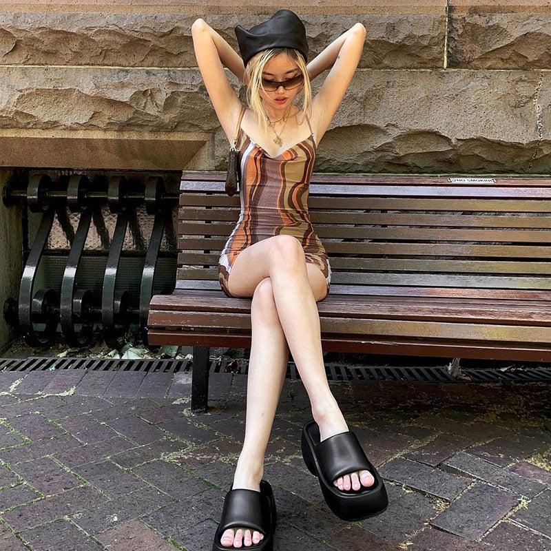 Style Core Aesthetics, New Style Trends - Indie Mesh Bodycon Mini Dress Style Core Aesthetics, New Style Trends - Indie Mesh Bodycon Mini Dress