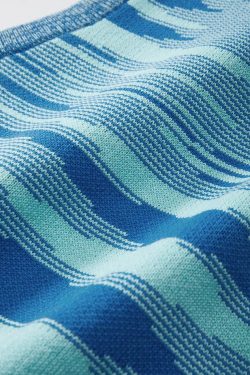 Style Core Aesthetics, New Style Trends - Jacquard Cropped Knit Tank Top