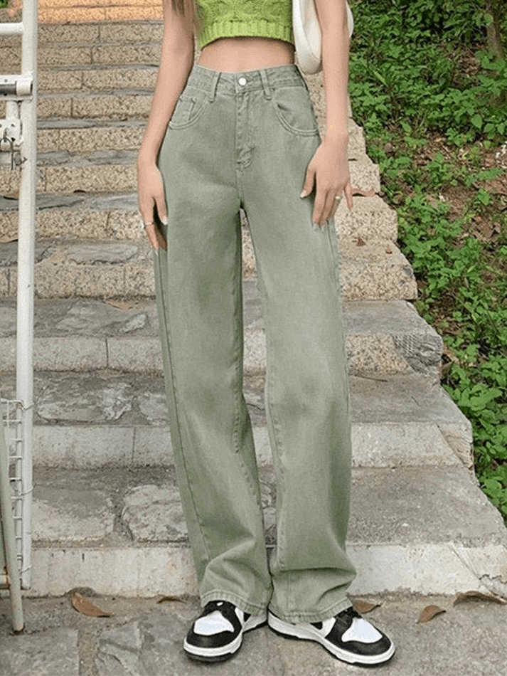 Style Core Aesthetics, New Style Trends - Jean boyfriend baggy légèrement délavé Style Core Aesthetics, New Style Trends - Jean boyfriend baggy légèrement délavé
