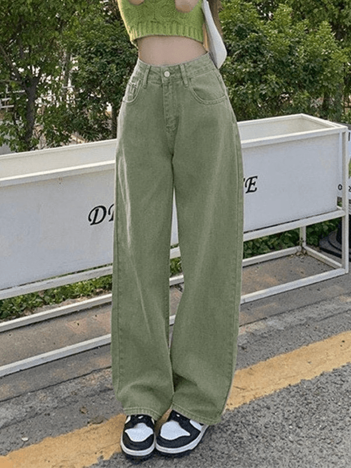 Style Core Aesthetics, New Style Trends - Jean boyfriend baggy légèrement délavé Style Core Aesthetics, New Style Trends - Jean boyfriend baggy légèrement délavé