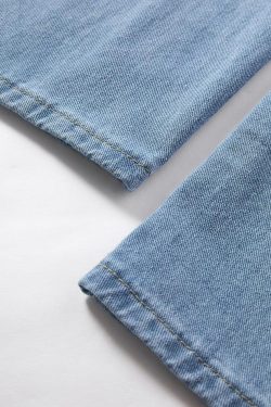 Style Core Aesthetics, New Style Trends - Jean boyfriend délavé à taille haute