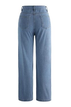 Style Core Aesthetics, New Style Trends - Jean boyfriend délavé à taille haute