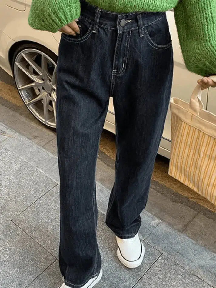 Style Core Aesthetics, New Style Trends - Jean boyfriend à patch au dos Style Core Aesthetics, New Style Trends - Jean boyfriend à patch au dos