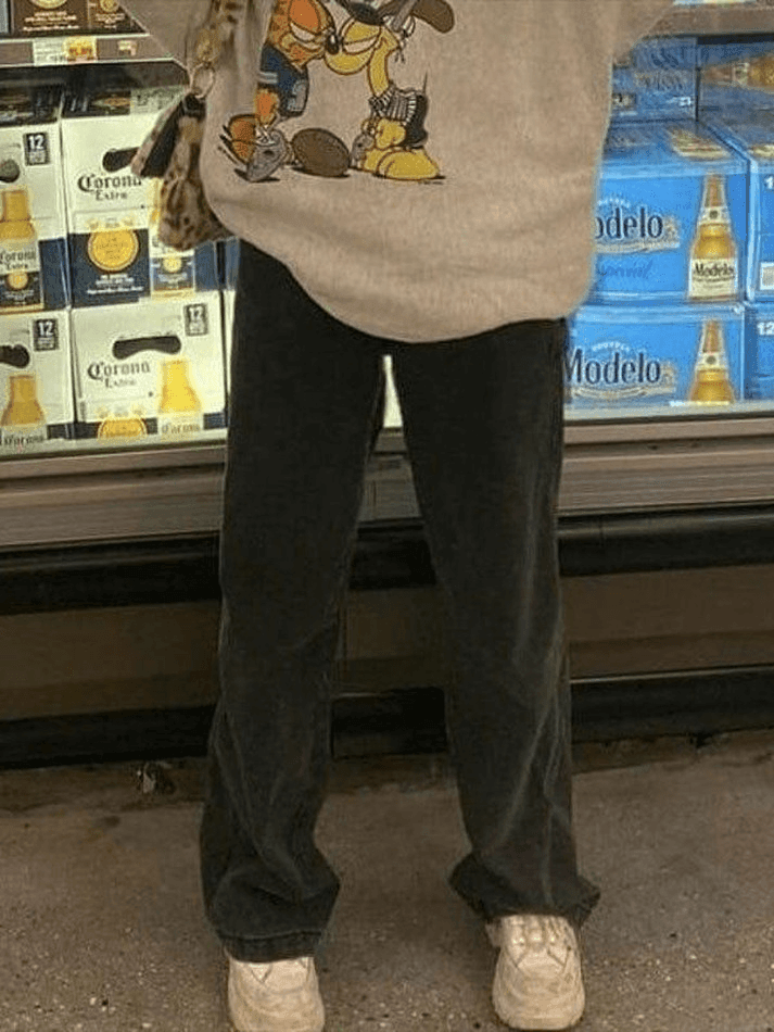 Style Core Aesthetics, New Style Trends - Jean boyfriend à taille haute Style Core Aesthetics, New Style Trends - Jean boyfriend à taille haute