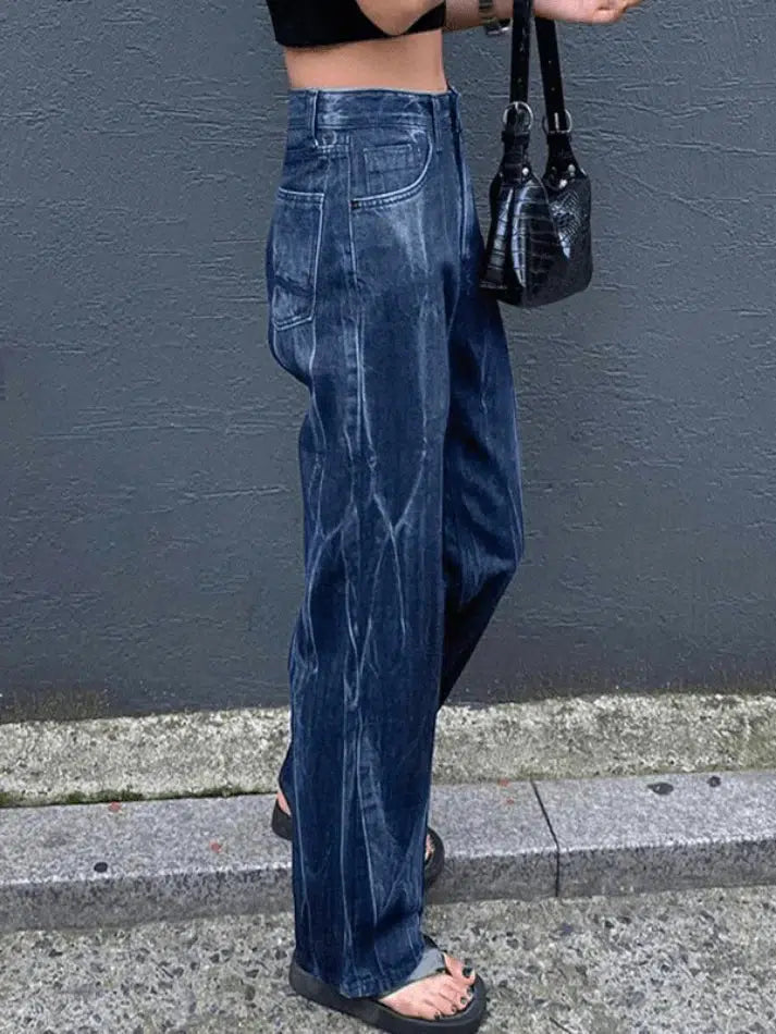 Style Core Aesthetics, New Style Trends - Jean boyfriend vintage tie-dye Style Core Aesthetics, New Style Trends - Jean boyfriend vintage tie-dye