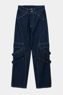 Style Core Aesthetics, New Style Trends - Jean cargo homme coupe ample