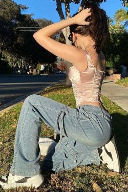 Style Core Aesthetics, New Style Trends - Jean cargo Splice taille mi-haute