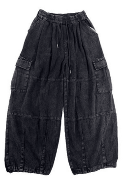 Style Core Aesthetics, New Style Trends - Jean cargo vintage baggy