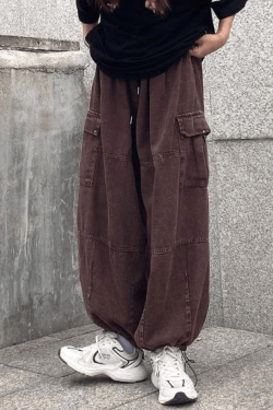 Style Core Aesthetics, New Style Trends - Jean cargo vintage baggy