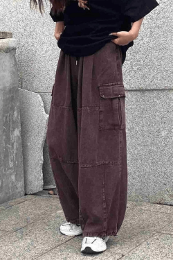 Style Core Aesthetics, New Style Trends - Jean cargo vintage baggy