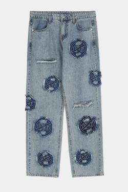 Style Core Aesthetics, New Style Trends - Jean patchwork '126'