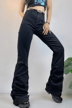 Style Core Aesthetics, New Style Trends - Jean vintage évasé à la cheville