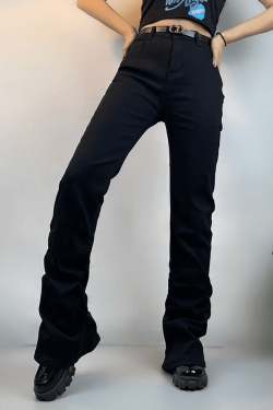 Style Core Aesthetics, New Style Trends - Jean vintage évasé à la cheville