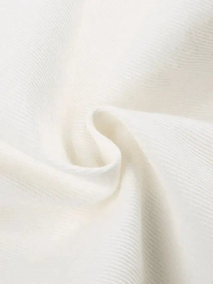 Style Core Aesthetics, New Style Trends - Jogger baggy blanc à rayures latérales Style Core Aesthetics, New Style Trends - Jogger baggy blanc à rayures latérales
