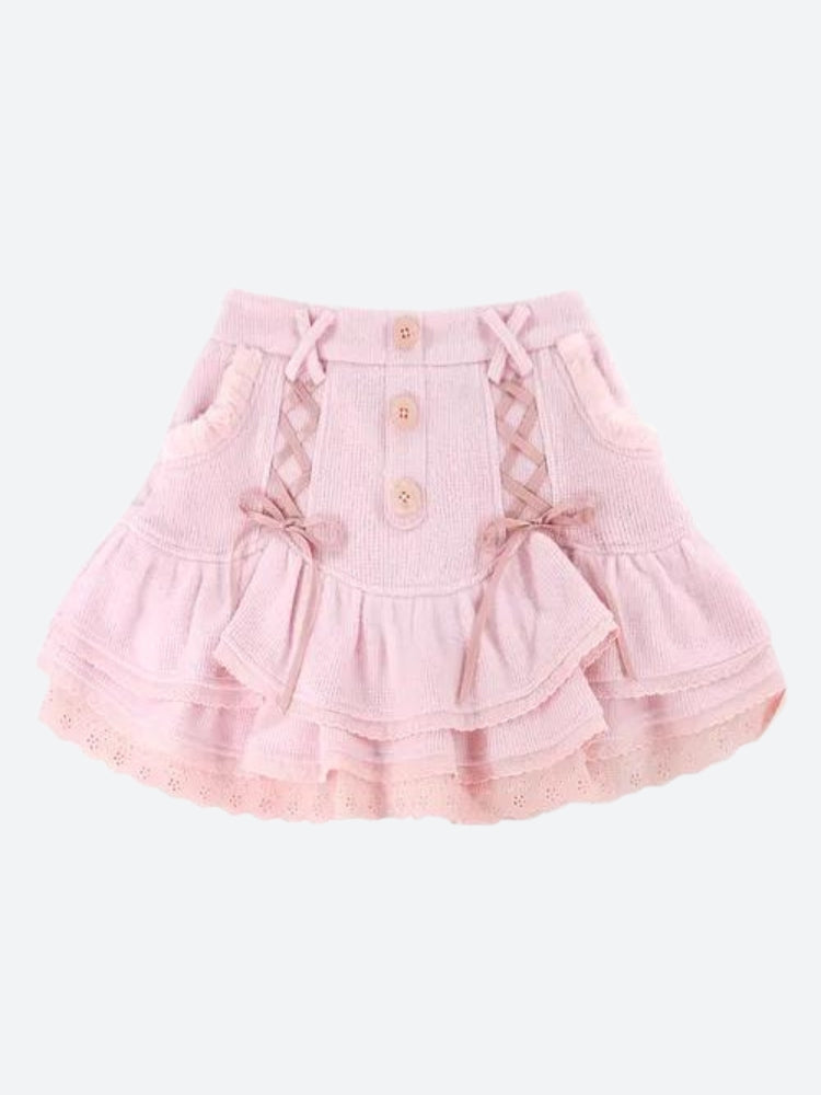 Style Core Aesthetics, New Style Trends - Kawaii Ruffled Layered Lace Mini Skirt Style Core Aesthetics, New Style Trends - Kawaii Ruffled Layered Lace Mini Skirt