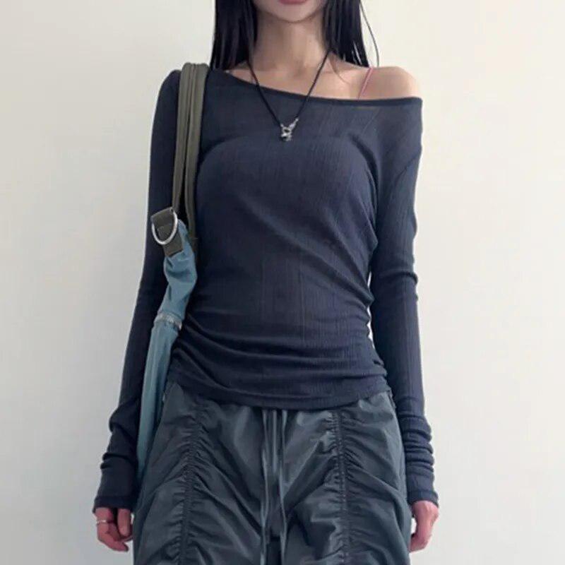 Style Core Aesthetics, New Style Trends - Knitted Mesh Backless Top Style Core Aesthetics, New Style Trends - Knitted Mesh Backless Top