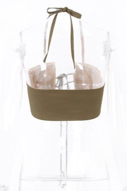 Style Core Aesthetics, New Style Trends - Lace Up Halter Top