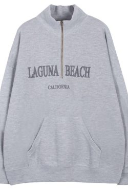 Style Core Aesthetics, New Style Trends - Laguna Beach Zip Up Sweatshirt