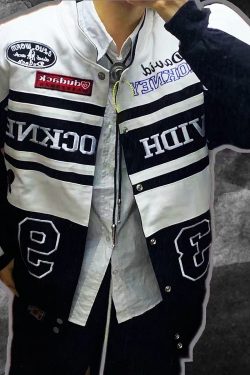 Style Core Aesthetics, New Style Trends - Leather racing jacket