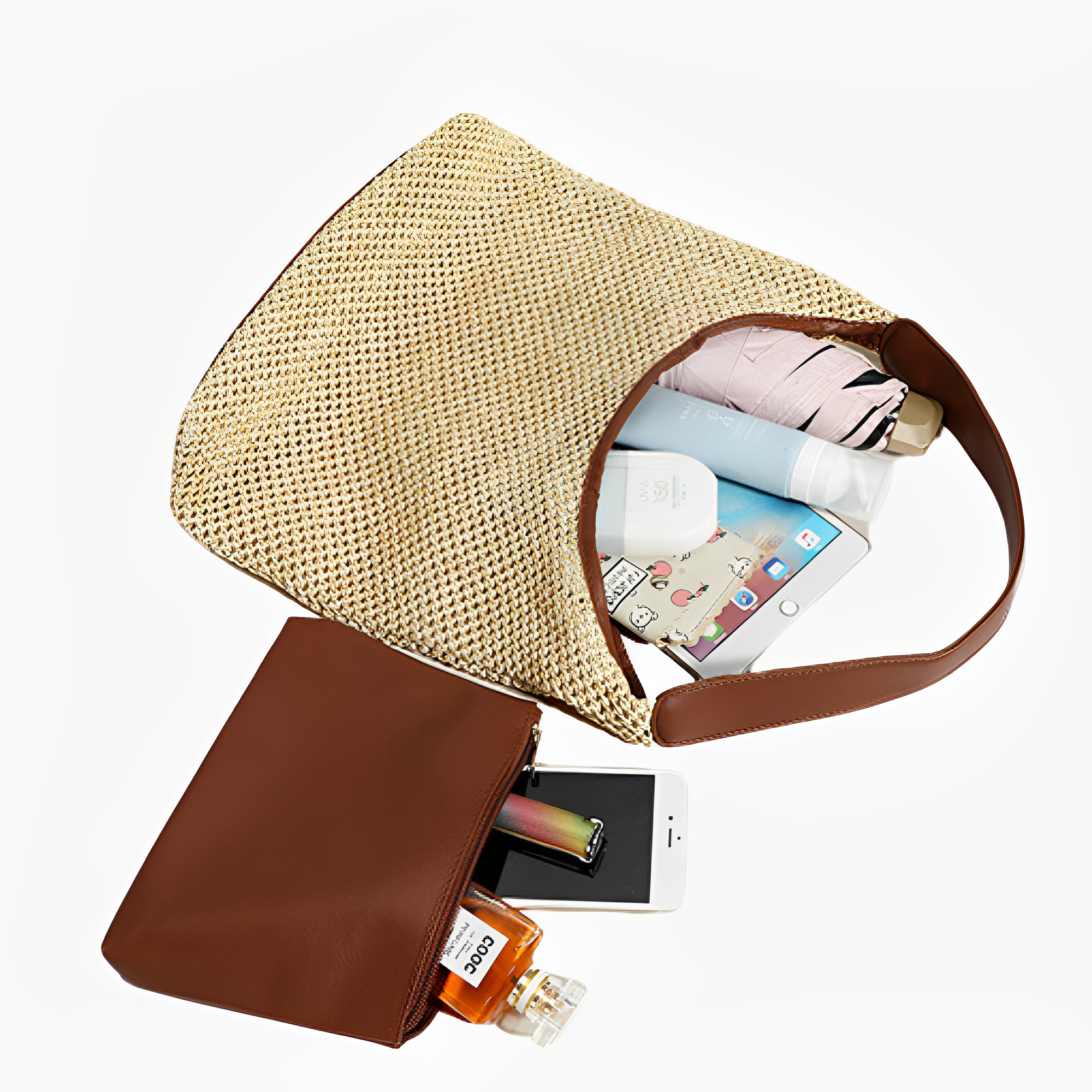 Style Core Aesthetics, New Style Trends - Lenora | Sac hobo paille Style Core Aesthetics, New Style Trends - Lenora | Sac hobo paille