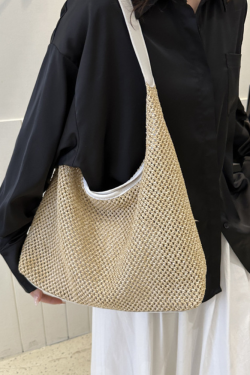 Style Core Aesthetics, New Style Trends - Lenora | Sac hobo paille