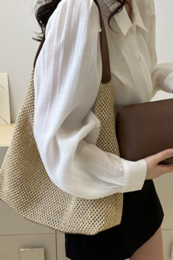 Style Core Aesthetics, New Style Trends - Lenora | Sac hobo paille