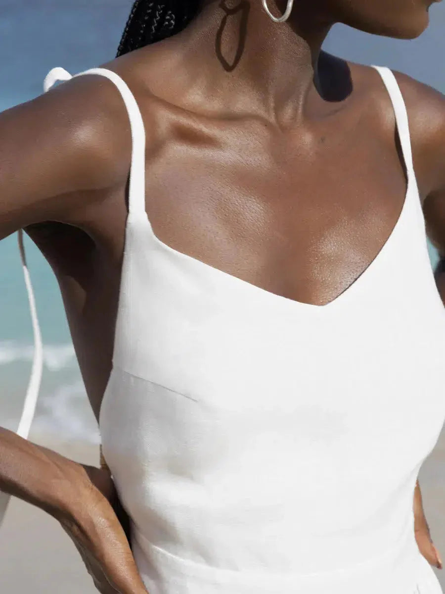 Style Core Aesthetics, New Style Trends - Linen Midi Dress Style Core Aesthetics, New Style Trends - Linen Midi Dress