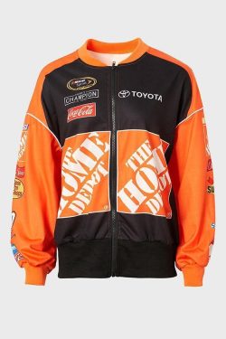 Style Core Aesthetics, New Style Trends - Logo Graphic Varsity Jacket