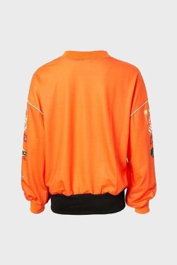 Style Core Aesthetics, New Style Trends - Logo Graphic Varsity Jacket