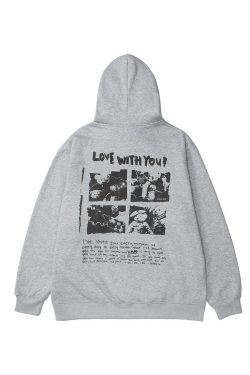 Style Core Aesthetics, New Style Trends - Love with you Hoodie