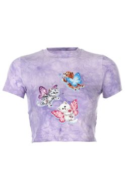 Style Core Aesthetics, New Style Trends - Magic Kitty Crop Top