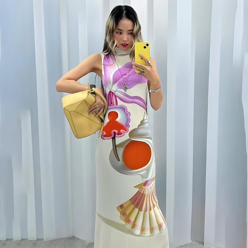 Style Core Aesthetics, New Style Trends - Maruja Mallo Split Maxi Dress Style Core Aesthetics, New Style Trends - Maruja Mallo Split Maxi Dress