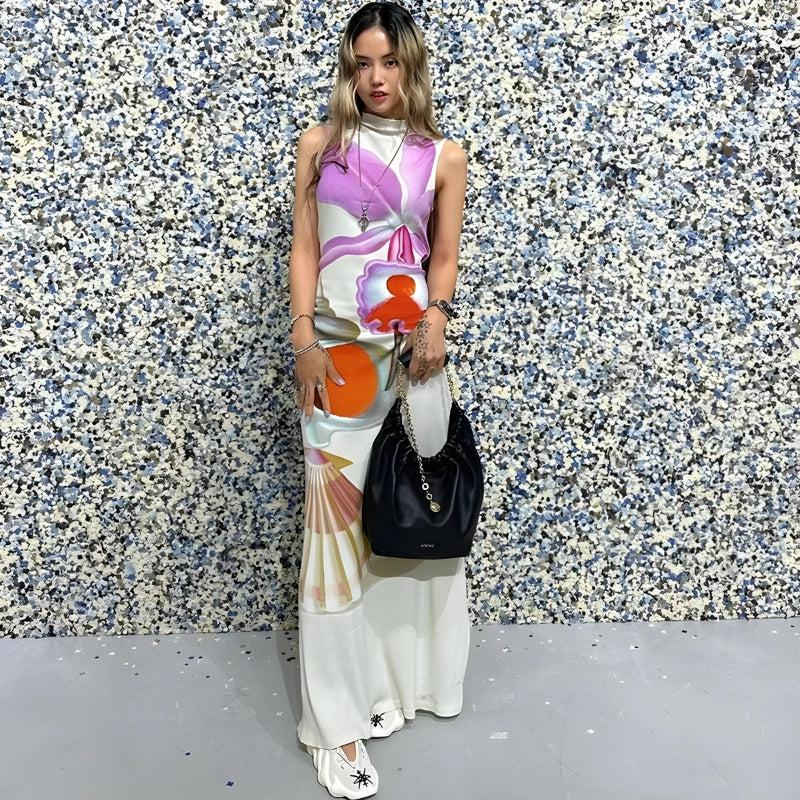 Style Core Aesthetics, New Style Trends - Maruja Mallo Split Maxi Dress Style Core Aesthetics, New Style Trends - Maruja Mallo Split Maxi Dress