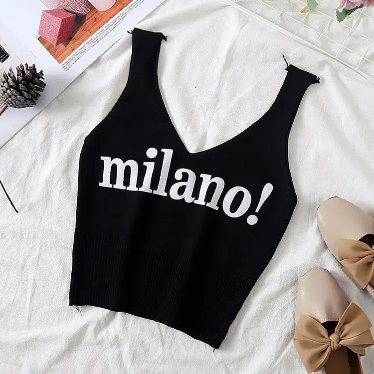 Style Core Aesthetics, New Style Trends - Milano Knitted Tank Top Style Core Aesthetics, New Style Trends - Milano Knitted Tank Top