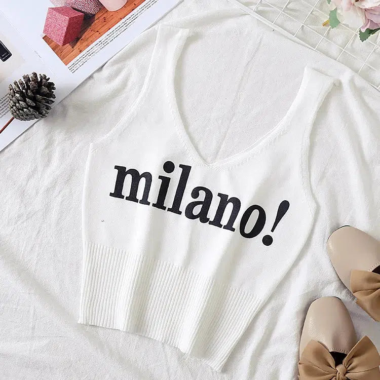 Style Core Aesthetics, New Style Trends - Milano Knitted Tank Top Style Core Aesthetics, New Style Trends - Milano Knitted Tank Top