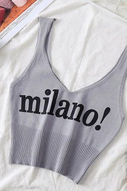 Style Core Aesthetics, New Style Trends - Milano Knitted Tank Top