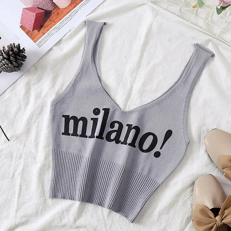 Style Core Aesthetics, New Style Trends - Milano Knitted Tank Top Style Core Aesthetics, New Style Trends - Milano Knitted Tank Top