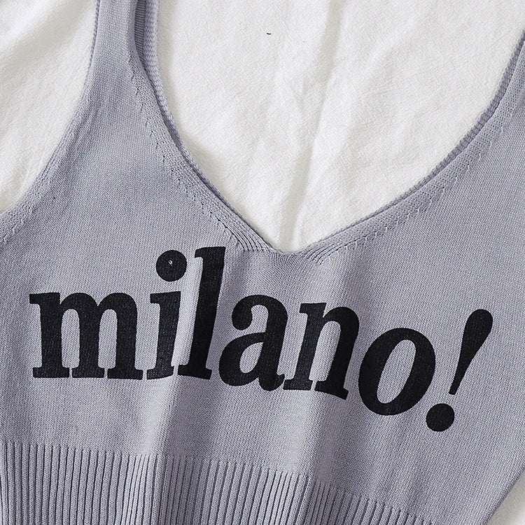 Style Core Aesthetics, New Style Trends - Milano Knitted Tank Top Style Core Aesthetics, New Style Trends - Milano Knitted Tank Top