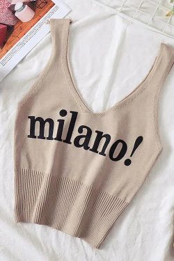 Style Core Aesthetics, New Style Trends - Milano Knitted Tank Top
