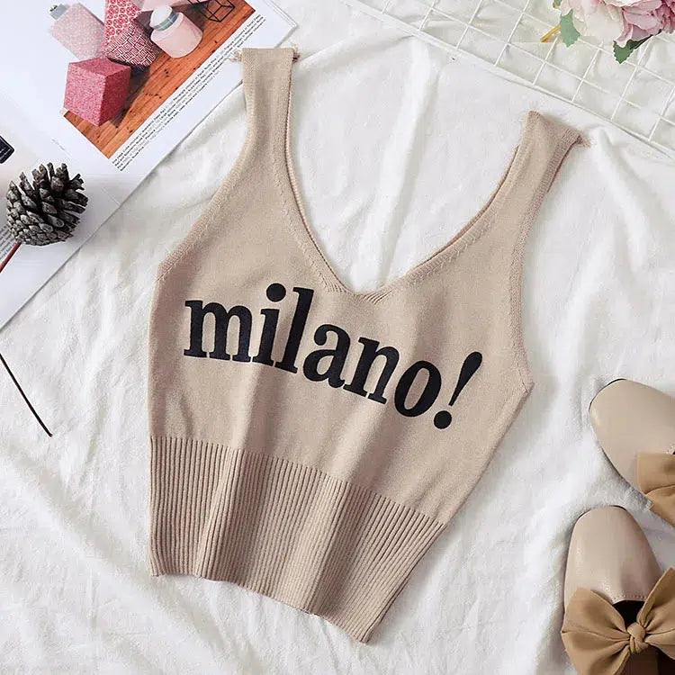 Style Core Aesthetics, New Style Trends - Milano Knitted Tank Top Style Core Aesthetics, New Style Trends - Milano Knitted Tank Top