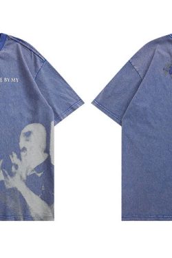 Style Core Aesthetics, New Style Trends - 'Mirror' Cotton T-Shirt