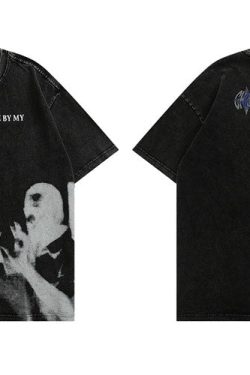 Style Core Aesthetics, New Style Trends - 'Mirror' Cotton T-Shirt