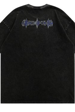 Style Core Aesthetics, New Style Trends - 'Mirror' Cotton T-Shirt