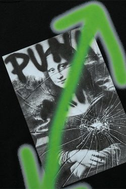 Style Core Aesthetics, New Style Trends - 'Mona Lisa' Cotton T-Shirt