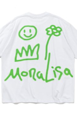Style Core Aesthetics, New Style Trends - 'Mona Lisa' Cotton T-Shirt
